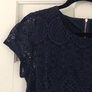 Navy Lace Dress